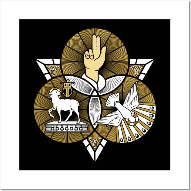 The magnificent seal of the Holy Trinity Wall Art by Reformer